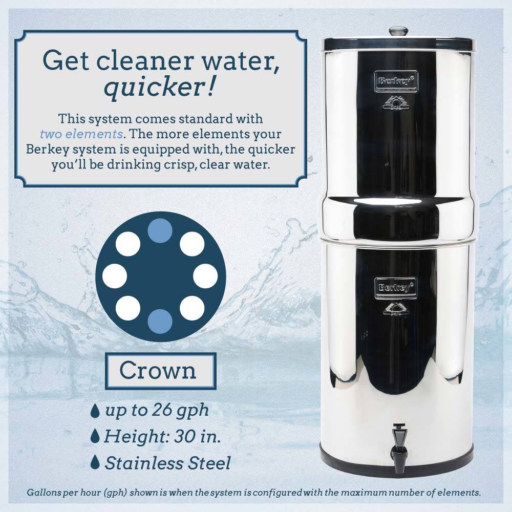 Crown Berkey® Water Filter System (23 Litre)