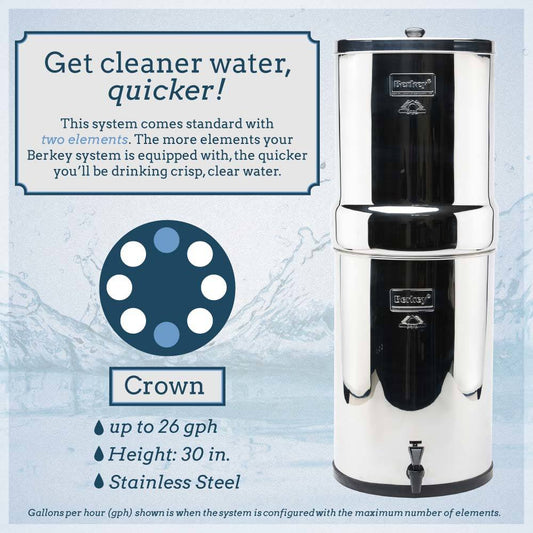 Crown Berkey® Water Filter System (23 Litre)
