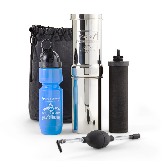 go Berkey water filter kit