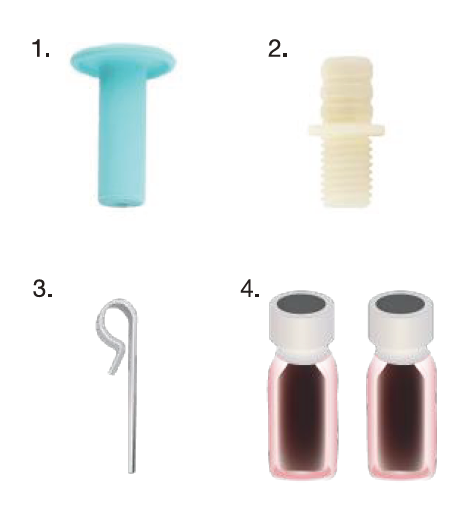 Berkey Filter Priming Kit / Anti-Airlock Clip / Red Dye