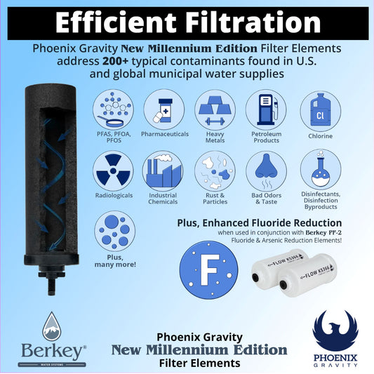 Travel Berkey® with 2 Phoenix Water Filters (6 Litre)