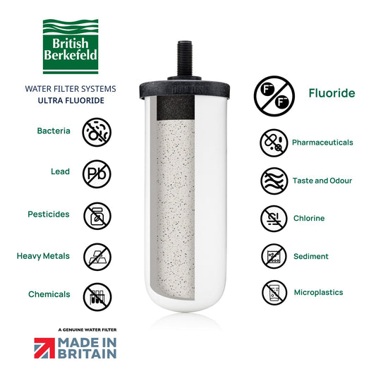 Ultra Fluoride Water Filter by British Berkefeld (8B76)