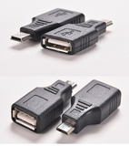 USB micro & mini plug adapters