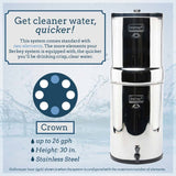 Crown Berkey water filter system , Berkey Water filters canada