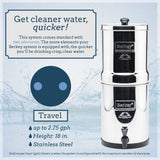 Travel Berkey water filter system , berkey water filters , berkey water filter canada