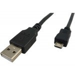 USB Male to MICRO USB Data/Charge Cord.  #MICUSB